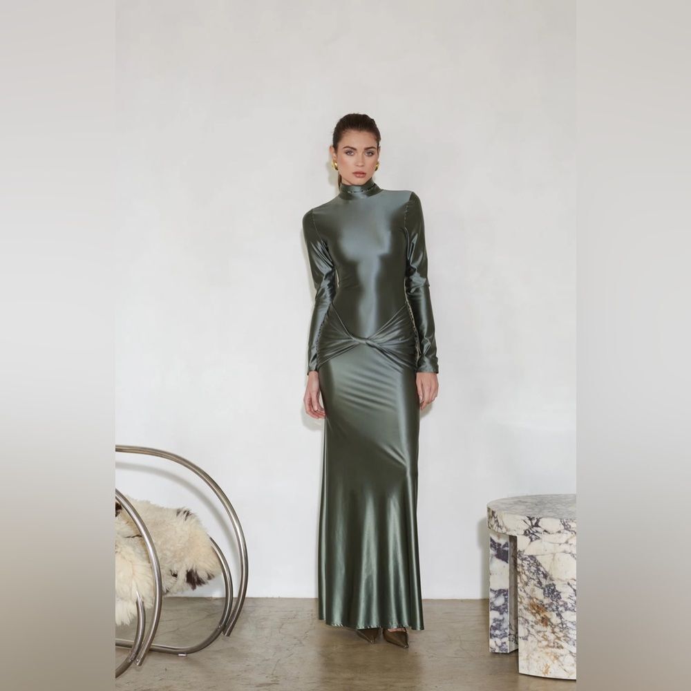 NWT Delfi Collective Anastasia Dress In Army